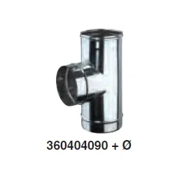 Té À 90° Simple Paroi 0.4Mm Inox 304 - Tubest - Tubest
