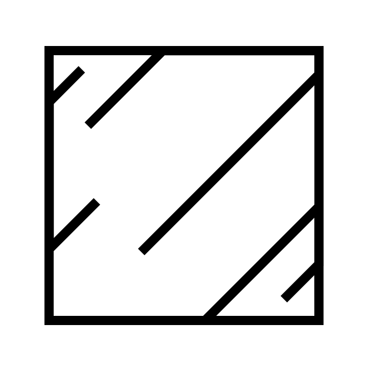 Fixe Vitre 3108 Brut