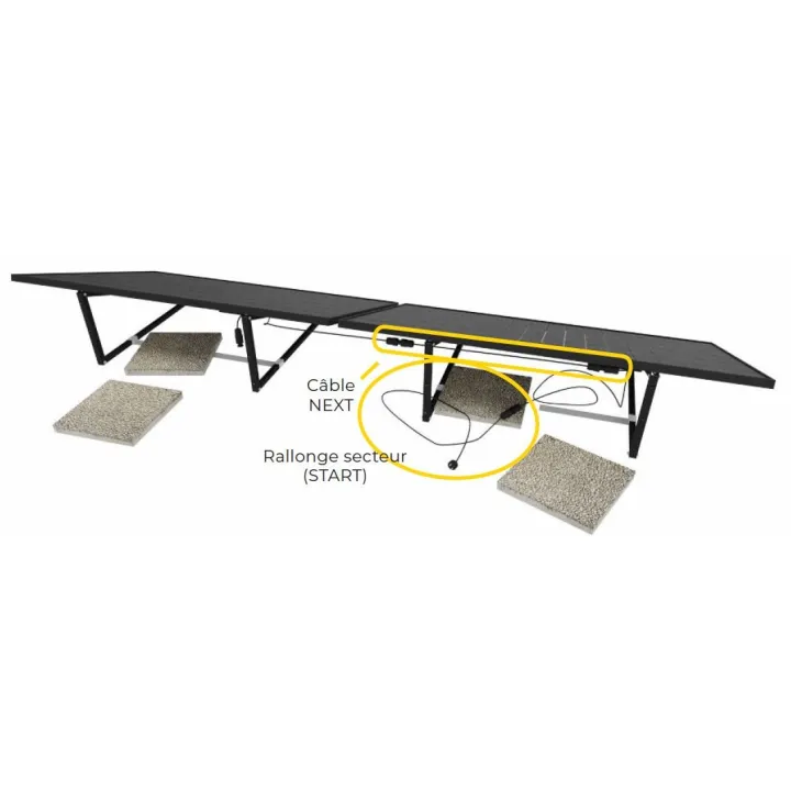Câble rallonge 10m pour kit solaire UTOO SOLAR start - Ersho