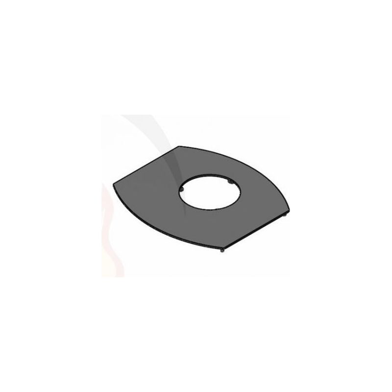 Couvercle metal noir - 5016005 - Cadel
