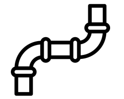 Raccordement échangeur / départ chauffage - 41501800500 - Cadel