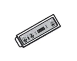 Tableau de bord avec air de nettoyage des vitres - 4D24020551361 - Cadel