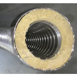 Conduit De Cheminée Flexible Inox - 150mm X 8m - Simple Peau - Prostko Ltd
