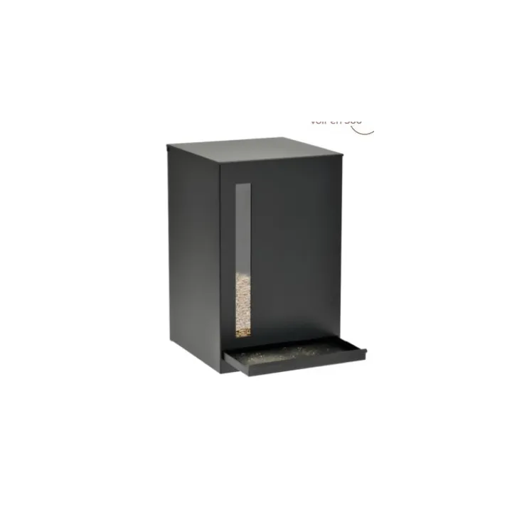Reserve A Granules Titan+  Noir Rangement à granulés - Ersho
