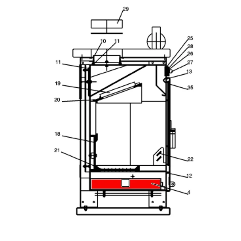 Cendrier pour le poêle Fireplace Akropolis Pièce d'origine Ersho — free download