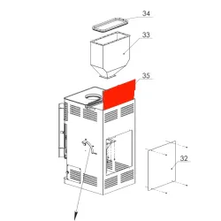 Capuchon De Protection Pour Bouchon De Réservoir Pour Le Poêle À Granulés Gravio - Fireplace