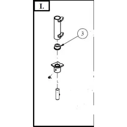 Pièce D'Écartement Pour Volet De Réglage Chambre De Combustion Pour Le Poêle Samba - Fireplace