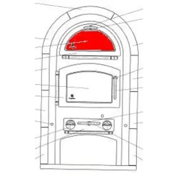 Vitre Pour Compartiment Chauffe-Plat Pour Le Poêle Neapel - Fireplace