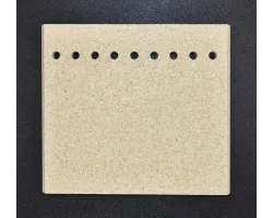 Pierre de plaque arrière A pour le poêle Fireplace Prag K5280