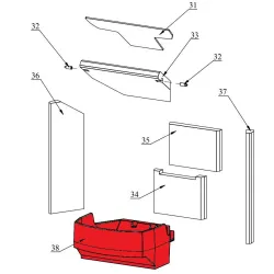 Sole Foyère Pour Le Poêle Roma 2 - Fireplace