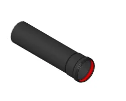 Tuyau fumées Ø 80 avec joint - Ref 41601402860 - MCZ
