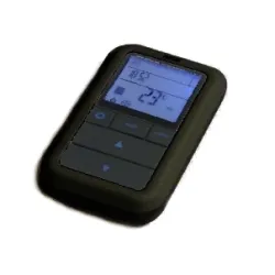 Télécommande noire 434,5MHZ - Fonctionne à partir de 0 à 3 Ventilateurs - Ref 41451301203 - MCZ