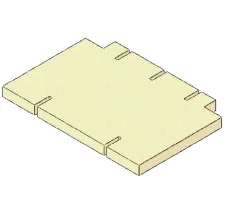 Protection en vermiculite - Ref 41151400900 - MCZ