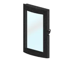 Porte foyer complète en fonte - Ref 41301400150 - MCZ