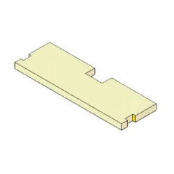 Déflecteur en vermiculite - Ref 41151401000 - MCZ