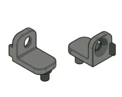 Charnière porte foyer (2 pcs) - Ref 412008063 - MCZ