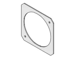 Bride tuyau aspiration air comburant - Ref 41400904810 - MCZ