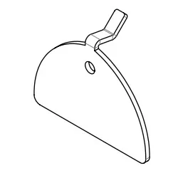 Deflecteur pellet - Ref 41411613530V - MCZ