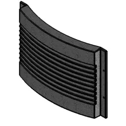 Grille air supérieur en fonte - Ref 41301503200V - MCZ