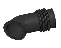 Tuyau de sortie air en silicone - Ref 41801601100 - MCZ