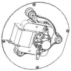 Ventilateur fumées étanche - Ref 41451503200 - MCZ