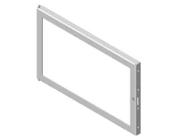 Cadre porte finition laquée noire - Ref 42021310 - MCZ