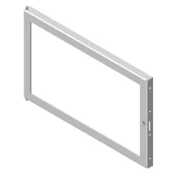 Cadre Porte Finition Laquée Noire - Ref 42021310 - Mcz