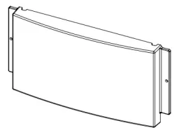 Panneau inférieur en fonte - Ref 4130170210000 - MCZ