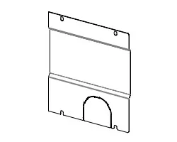 Couvercle motoréducteur - Ref 41401612530 - MCZ