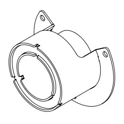 Adapteur Ø 48/60 - Ref 41601404100P - MCZ