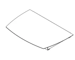 Couvercle réservoir pellet - Ref 41411409640P - MCZ