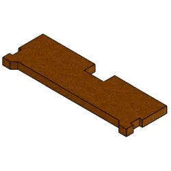 Déflecteur en vermiculite - Ref 41151403200 - MCZ