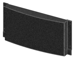 Plaque inférieure en fonte - Ref 41301302000V - MCZ