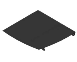 Couvercle réservoir pellet - Ref 41411653540P - MCZ