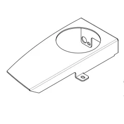Finition esthétique tuyau des fumées - Ref 41411653340P - MCZ