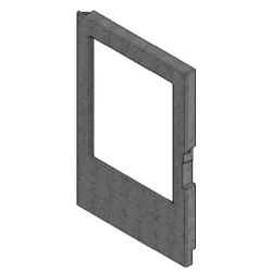 Cadre porte en fonte - Ref 413009002V - MCZ