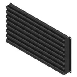 Grille frontale noire - Ref 41401210661 - MCZ