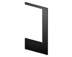 Panneau antérieur noir - Ref 41401230160 - MCZ