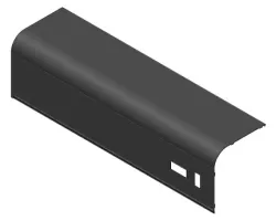 Panneau frontal couverture réservoir pellet - Ref 41401210760 - MCZ