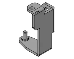 Charnière inférieure noire - Ref 41411628640V - MCZ