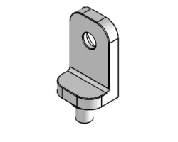 Charnier en acier porte compartment cendre - Ref 41411623740V - MCZ