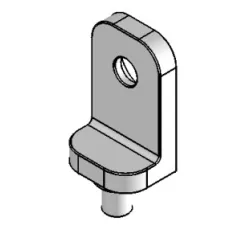 Charnier en acier porte compartment cendre - Ref 41411623740V - MCZ
