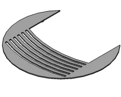 Couvercle supérieur - Ref 41421602940P - MCZ