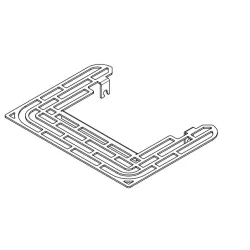 Grille foyer - Ref 41411613630V - MCZ