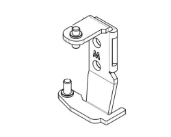 Charnière inférieur pour porte en fonte - Ref 41411731140V - MCZ