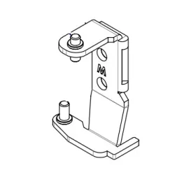 Charnière inférieur pour porte en fonte - Ref 41411731140V - MCZ