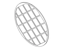 Grille de protection prolongation ventilateur - Ref 41331600410 - MCZ