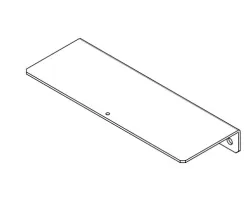 Support panneau frontal inferieur - Ref 41411614630V - MCZ