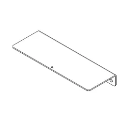 Support panneau frontal inferieur - Ref 41411614630V - MCZ
