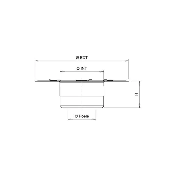 Cache-conduit réglable à clipser - Ersho